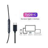 QASUL Akg Type-c Kulakiçi Kablolu Kulaklık Uyumlu
