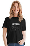 Sarcasm Baskılı Eğlenceli Hediyelik Renkli Unisex T-Shirt