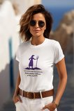 Herkesin Kaşığı Sütten Çıkmış Baskılı Eğlenceli Hediyelik Beyaz Kadın T-Shirt