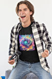 Gamer-Oyuncu Konsol Baskılı Hediyelik Unisex Bisiklet Yaka %100 Pamuklu T-Shirt