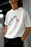 Haftasonuna Geçiş Temalı Eğlenceli Hediyelik Unisex Bisiklet Yaka %100 Pamuk T-Shirt