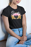 Best Mom No:2 Baskılı Anneler Günü Hediyelik Siyah %100 Pamuklu T Shirt