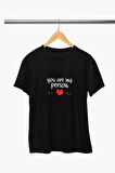 You Are My Person Baskılı Sevgili Eş Hediyelik Beyaz Unisex T-Shirt