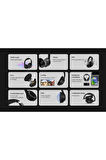 QCY H2 Kablosuz Bt 5.3 Kulaklık Hifi Enc 60 Saat Dinleme Oyun Modu Siyah