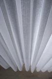 Natural Modern File Dokulu Keten Tül Perde PİLELİ Salon Oturma Odası Yatak Odası Çocuk Odası