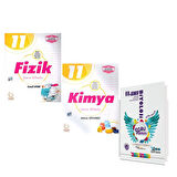 Palme 11.Sınıf Fizik Kimya ve Yayın Denizi Biyoloji Soru Bankası Seti 3 Kitap
