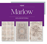 Royal Halı Marlow QJ04A Krem Lacivert Akrilik Yumuşak Dokulu Klasik Vintage Halı