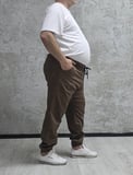 QUITS KIDS-15000-BATTAL BEDEN BEL VE PAÇA LASTİKLİ PANTOLON