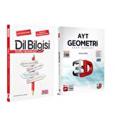 3D AYT Geometri ve AKM Dil Bilgisi Soru Bankası Seti 2 Kitap