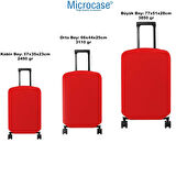 Microcase Bavul Valiz Çanta Kılıfı Likralı Esnek S Boy 57x35x23CM AL4273 Kırmızı