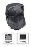 Case Club Sırt Çantası 15,6 Inç Laptop Bölmeli Yandan Cepli Usb Aparatlı Unisex