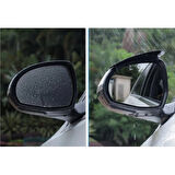 TİNEKE Araba Ayna Yağmur Koruyucu Siper Karbon Desenli