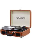 QUIQA T316br Retro Çanta Pikap - Bluetooth Ve Dahili Şarj Özellikli