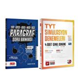 3D TYT 4 lü Deneme ve AKM Paragraf Soru Bankası Seti 2 Kitap