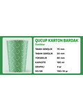 QUCUP YD-1000 Karton Bardak 7 Oz Vending (Otomat Uyumlu) 1000'LI