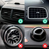 Spigen Air Vent Araç içi Telefon Tutucu (Tüm Cihazlarla Uyumlu Araç Tutacağı) Kuel Click R - 000CP26265