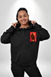 Better Call Saul Dizi  Erkek Kadın Siyah Ön Sırt Baskılı Kapüşonlu Sweatshirt Hoodie