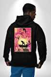 Bohamian Rhapsody Queen Freddie Erkek Kadın Siyah Ön Sırt Baskılı Kapüşonlu Sweatshirt Hoodie