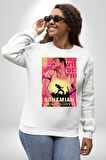 Bohamian Rhapsody Queen Freddie Erkek Kadın Unisex Dijital Baskılı Beyaz Sweatshirt