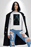 Dark Dizisi Bilimkurgu Korku Öykü Erkek Kadın Unisex Dijital Baskılı Beyaz Sweatshirt