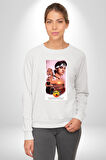 Karete Kid Kareteci Çocuk Film Dizi Erkek Kadın Unisex Dijital Baskılı Beyaz Sweatshirt