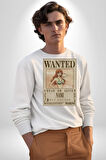 Naruto Manga Görünmez Danscılar Erkek Kadın Unisex Dijital Baskılı Beyaz Sweatshirt