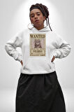 One Piece Aranıyor Doflamingo Anime Erkek Kadın Beyaz Dijital Baskılı Kapüşonlu Sweatshirt Hoodie