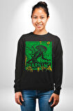 Alien Uzaylı Aranıyor  Erkek Kadın Unisex Dijital Baskılı Siyah Sweatshirt