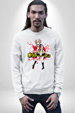 My Hero Academia Himiko Togo Anime Kahramanı Erkek Kadın Unisex Dijital Baskılı Beyaz Sweatshirt