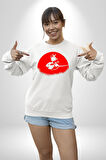Anime Dragon Ball Goku Ejderha Erkek Kadın Unisex Dijital Baskılı Beyaz Sweatshirt
