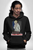 Attack On Titan Titana Saldırı Anime Erkek Kadın Siyah Dijital Baskılı Kapüşonlu Sweatshirt Hoodie