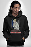 Attack On Titan Titana Saldırı Anime Erkek Kadın Siyah Dijital Baskılı Kapüşonlu Sweatshirt Hoodie