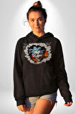 Joker Duvardan Çıkan Sürpriz 3D Erkek Kadın Siyah Dijital Baskılı Kapüşonlu Sweatshirt Hoodie