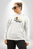 Tupac GTA Style Oyun  Erkek Kadın Beyaz Dijital Baskılı Kapüşonlu Sweatshirt Hoodie