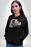 Tupac GTA Style Oyun  Erkek Kadın Siyah Dijital Baskılı Kapüşonlu Sweatshirt Hoodie