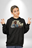 Tupac GTA Style Oyun  Erkek Kadın Siyah Dijital Baskılı Kapüşonlu Sweatshirt Hoodie