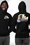 Tupac GTA Style Oyun  Erkek Kadın Siyah Ön Sırt Baskılı Kapüşonlu Sweatshirt Hoodie