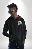 Tupac GTA Style Oyun  Erkek Kadın Siyah Ön Sırt Baskılı Kapüşonlu Sweatshirt Hoodie