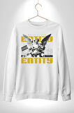 Sokak Style Ebeveyn Danışmanlığı Sanat Karma Erkek Kadın Unisex Dijital Baskılı Beyaz Sweatshirt