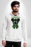 Harvey Duckman Bilim Kurgu, Fantezi Korku Erkek Kadın Beyaz Dijital Baskılı Kapüşonlu Sweatshirt Hoodie