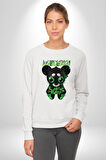 Harvey Duckman Bilim Kurgu, Fantezi Korku Erkek Kadın Unisex Dijital Baskılı Beyaz Sweatshirt