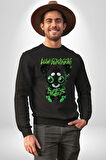 Harvey Duckman Bilim Kurgu, Fantezi Korku Erkek Kadın Unisex Dijital Baskılı Siyah Sweatshirt