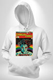 Stranger Things: Season IV "The Nina Project" Erkek Kadın Beyaz Dijital Baskılı Kapüşonlu Sweatshirt Hoodie