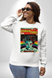 Stranger Things: Season IV "The Nina Project" Erkek Kadın Unisex Dijital Baskılı Beyaz Sweatshirt