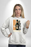 Sonsuza Kadar En İyi Arkadaşım Beer İskelet Erkek Kadın Beyaz Dijital Baskılı Kapüşonlu Sweatshirt Hoodie