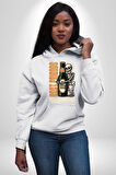 Sonsuza Kadar En İyi Arkadaşım Beer İskelet Erkek Kadın Beyaz Dijital Baskılı Kapüşonlu Sweatshirt Hoodie