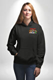 Roblox Karakter Tasarımı Oyun Severlere Özel Erkek Kadın Siyah Ön Sırt Baskılı Kapüşonlu Sweatshirt Hoodie