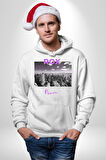 Rox Markası Şehir Tasarımı Erkek Kadın Beyaz Dijital Baskılı Kapüşonlu Sweatshirt Hoodie