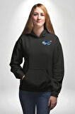Audi R8 Le Mans Konsept Araba Erkek Kadın Siyah Ön Sırt Baskılı Kapüşonlu Sweatshirt Hoodie