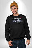McLaren F1 Araba Erkek Kadın Unisex Dijital Baskılı Siyah Sweatshirt